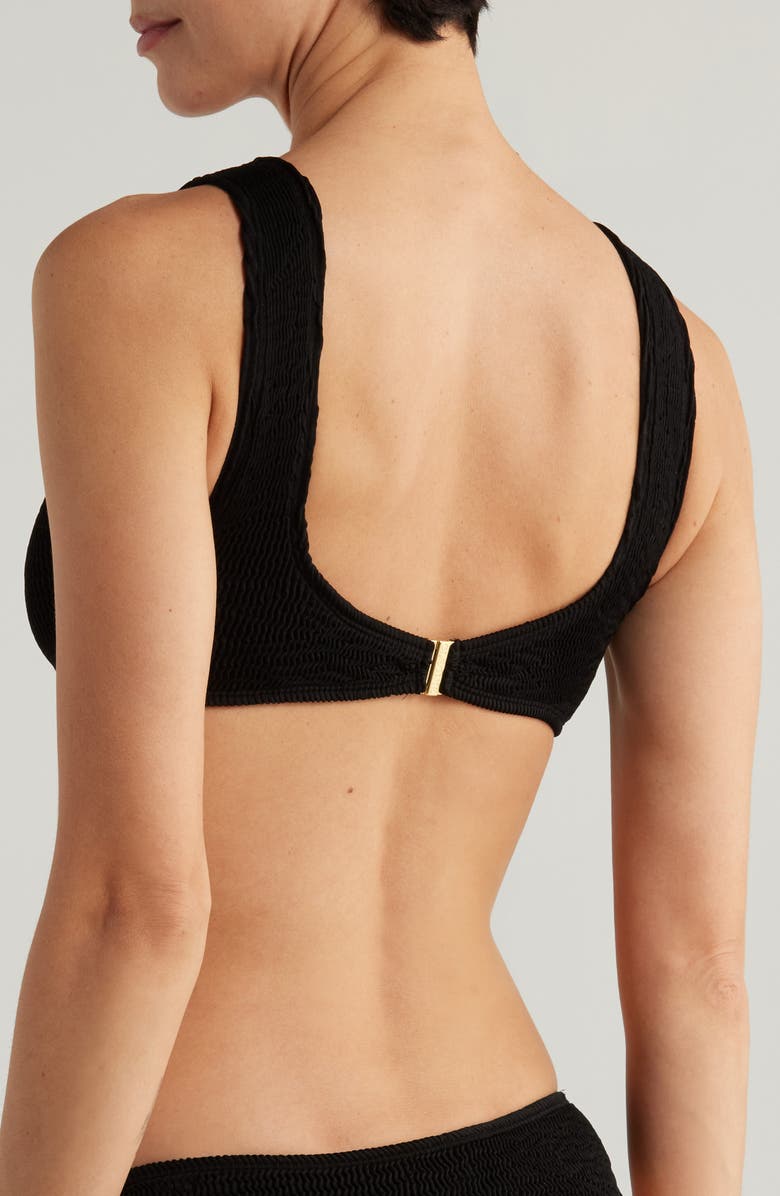CLEONIE Oceania Bikini Top, Alternate, color, Noir