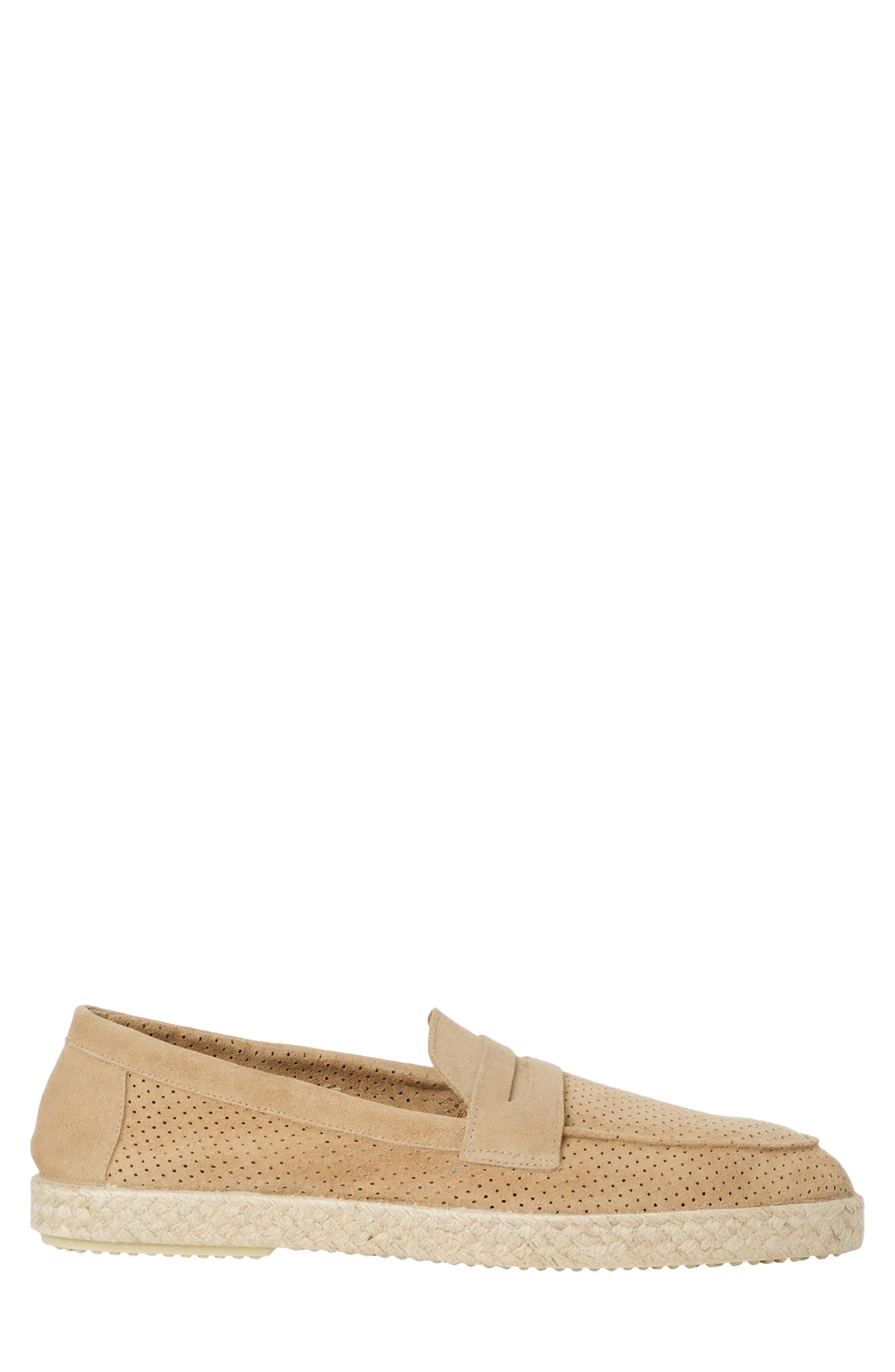 Stiges Penny Loafer, Alternate, color, MUSHROOM SUEDE