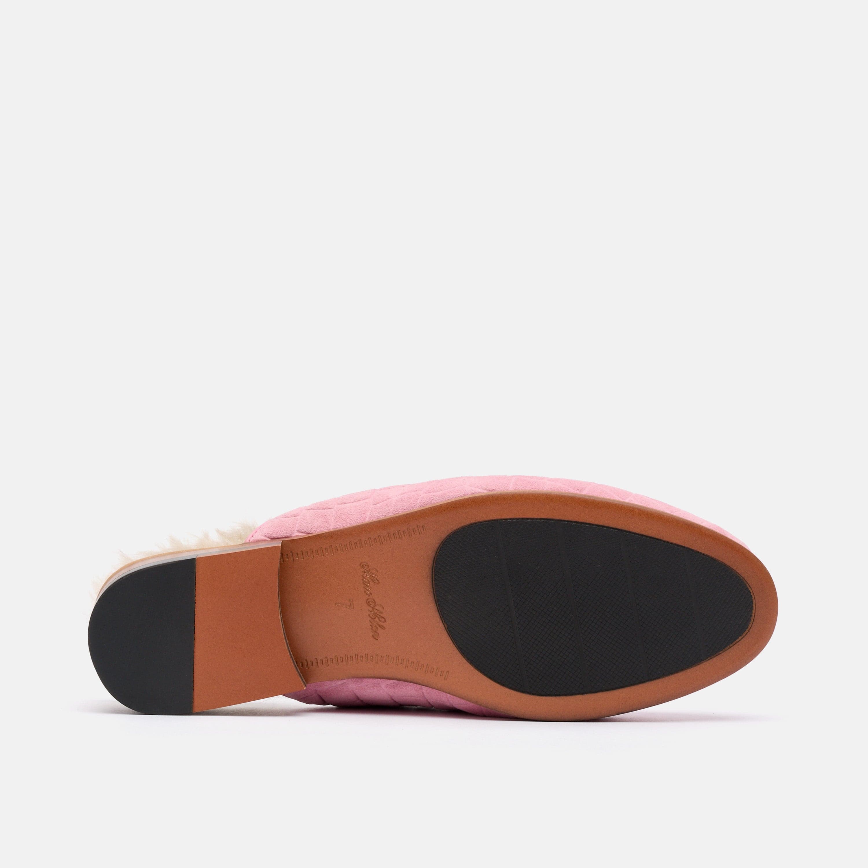 Ms. Del Mar Loafer Mule, Alternate, color, Pink Croc