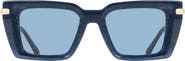 FERRAGAMO 52mm Rectangular Sunglasses