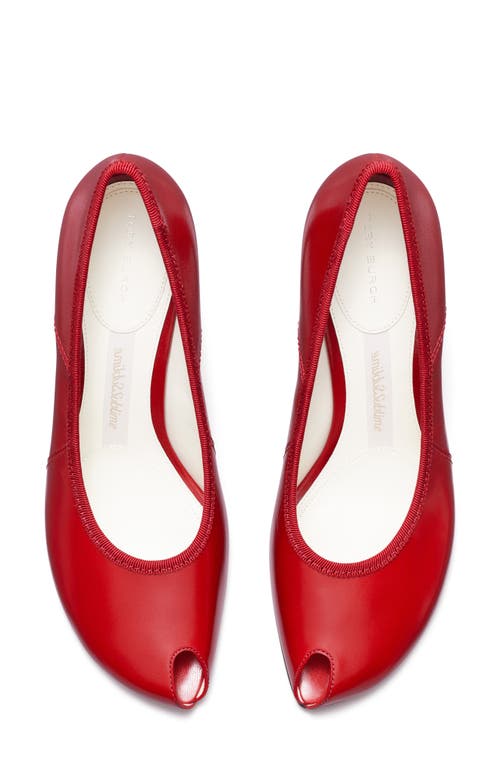 Tory Burch Pointed Toe Pump In Red
