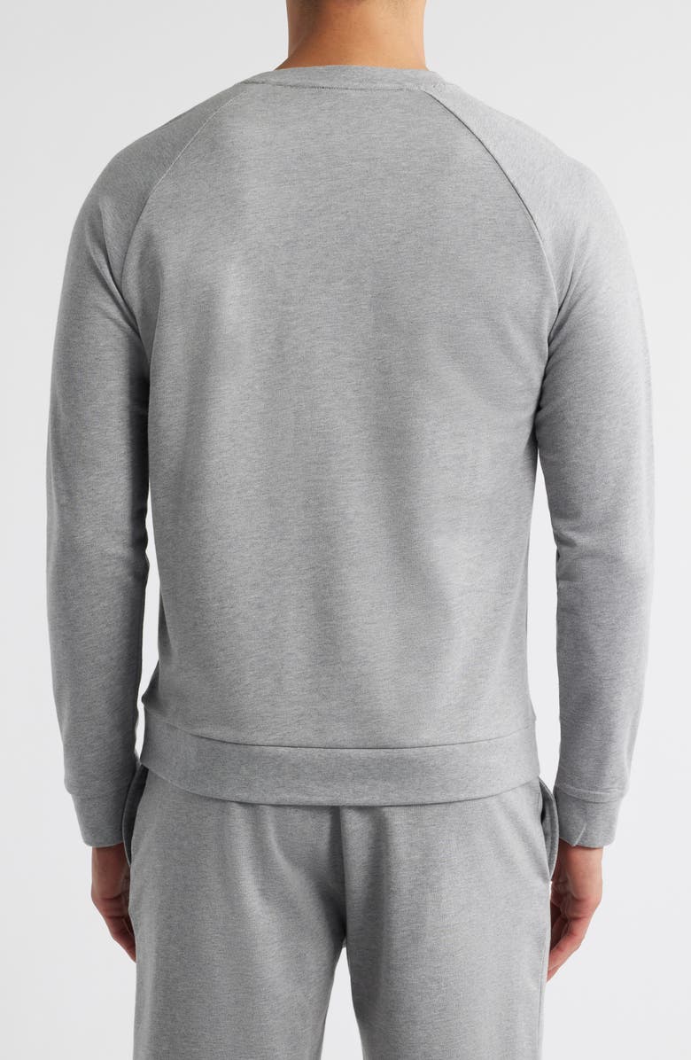 BOSS Authentic Lounge Sweatshirt, Alternate, color, Medium Grey