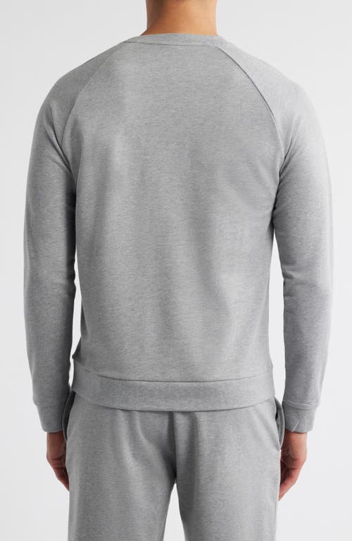 Hugo Boss Boss Authentic Lounge Sweatshirt In Medium Grey