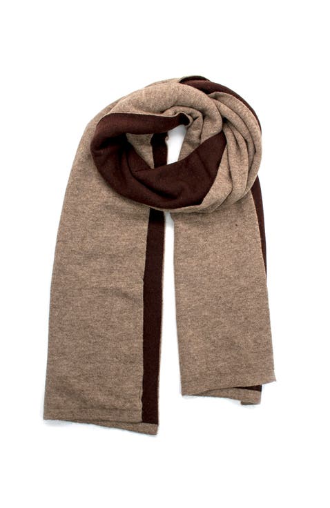 Cashmere scarf colorblock
