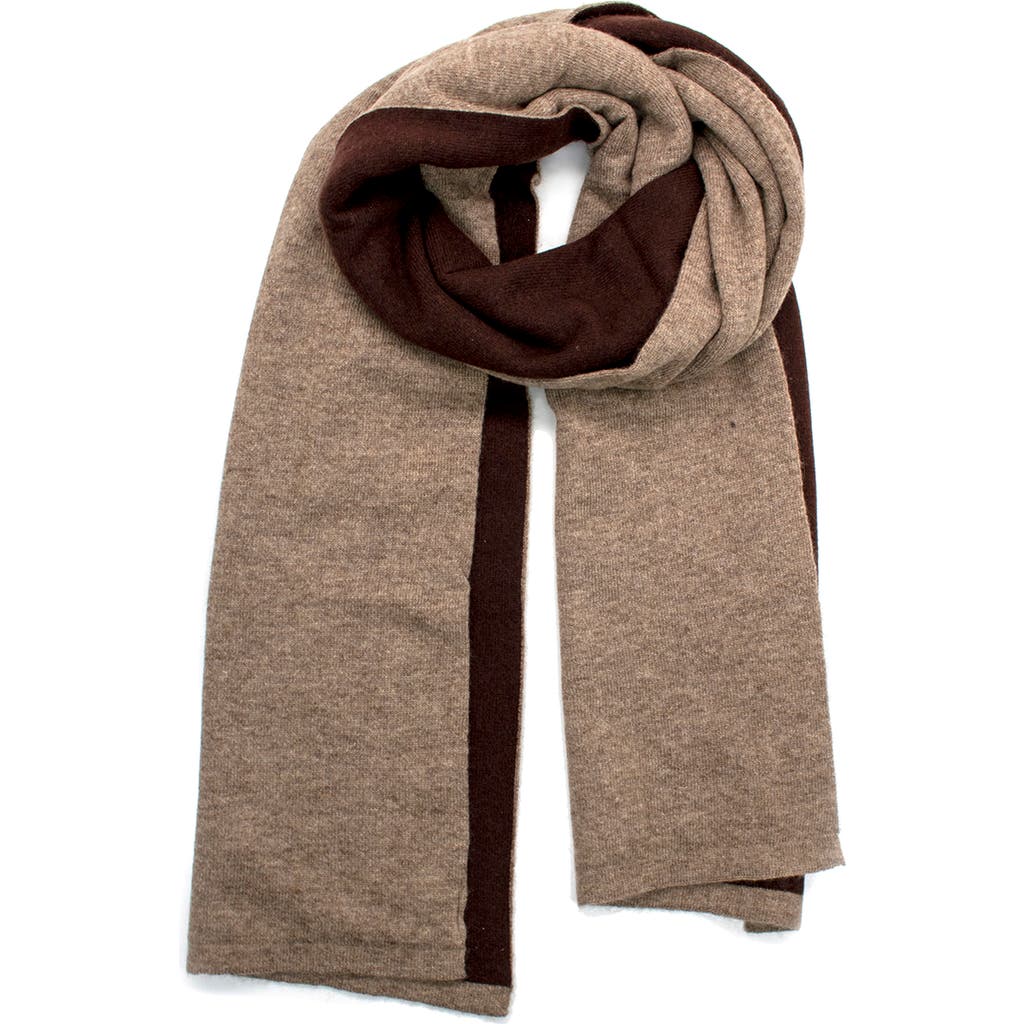 Portolano Cashmere Scarf Colorblock In Multi