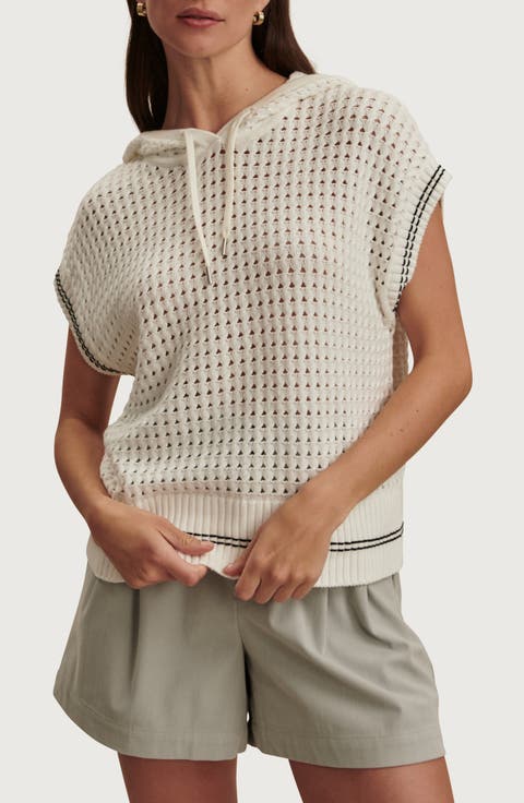 Vittoria Open Stitch Knit Hoodie