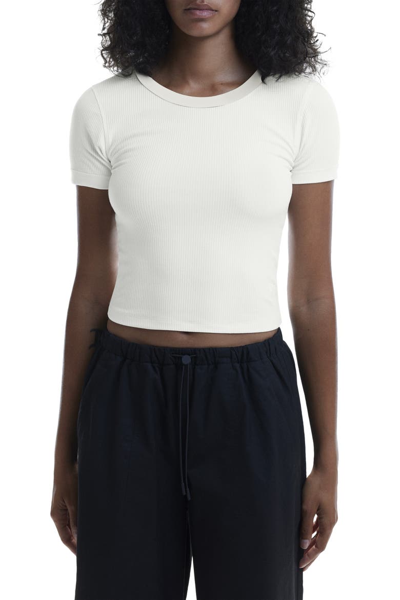 x Zendaya All Day Rib T-Shirt, Main, color, IVORY