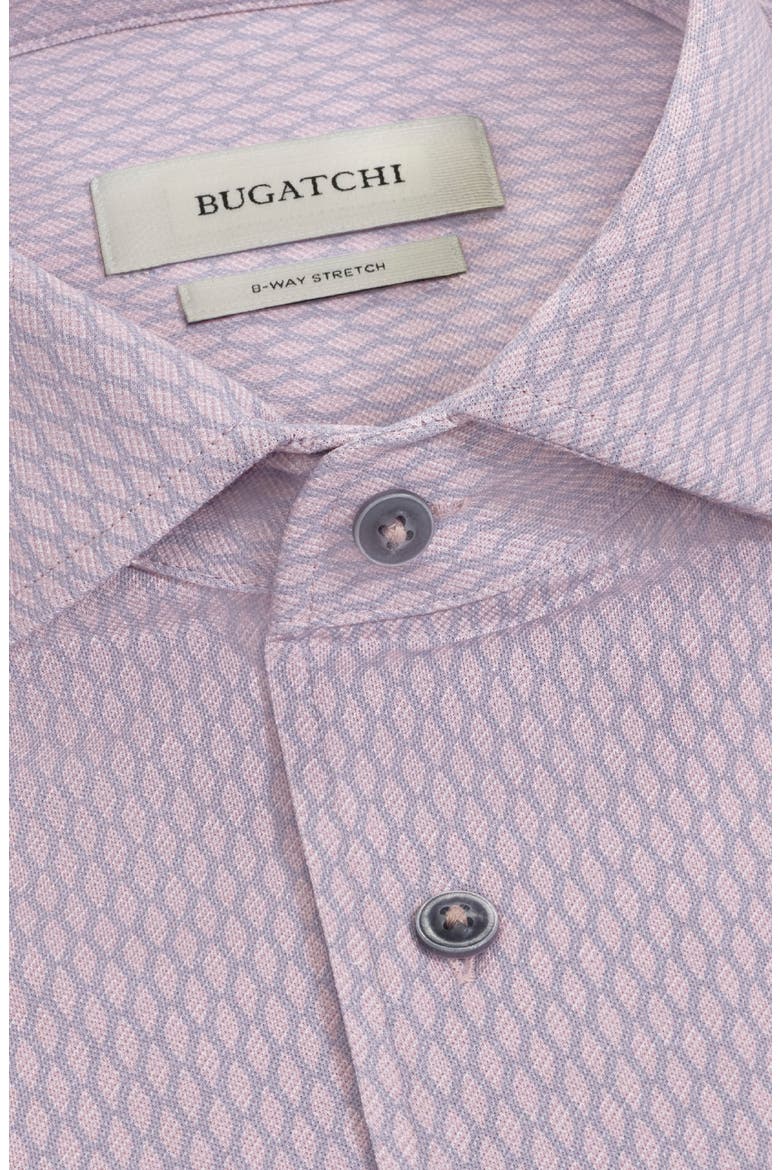 Devon OoohCotton® Geo Print Button-Up Shirt, Alternate, color, DUSTY PINK