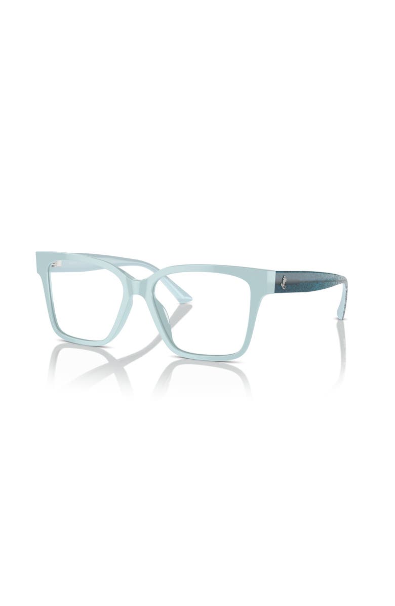 Jimmy Choo 55mm Rectangle optical glasses, Main, color, Blue