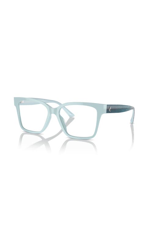 Jimmy Choo 55mm Rectangle Optical Glasses In Blue