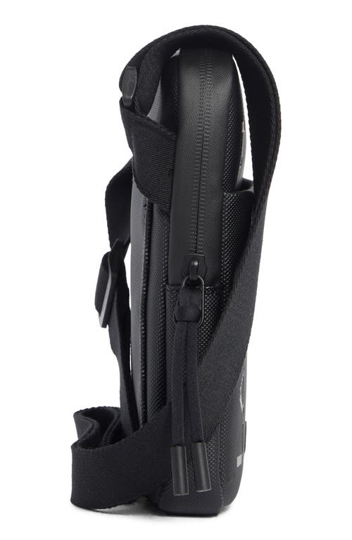 Lacoste Flat Crossover Bag In Black