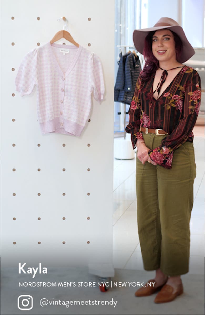 Tucker Short Sleeve Cardigan, sales video thumbnail