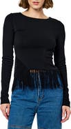 CIEBON Luna Fringed Long Sleeve Top
