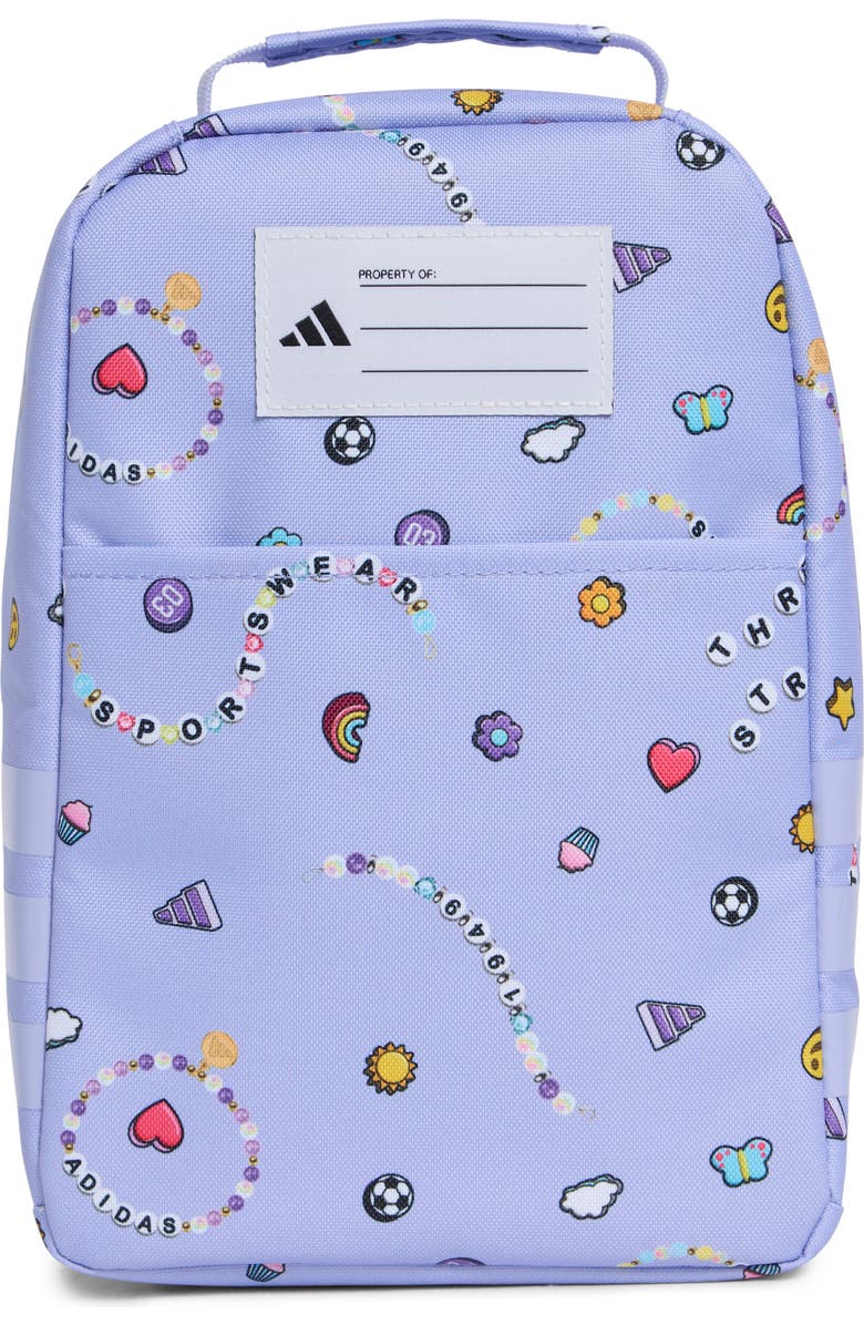 adidas Kids' Santiago Lunch Bag, Alternate, color, Charm Violet