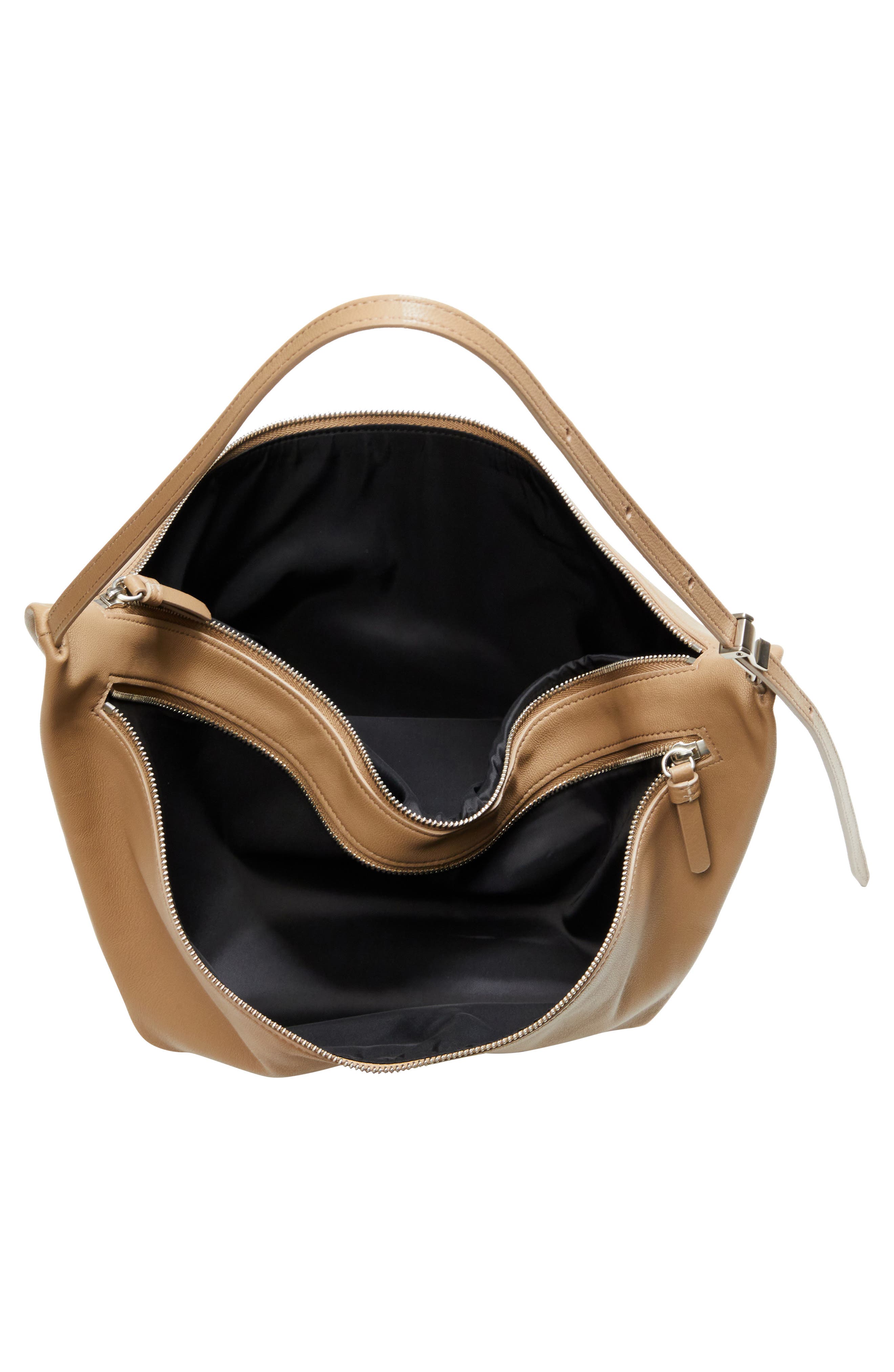 Proenza Schouler Tetra Leather Shoulder Bag, Alternate, color, Cumin