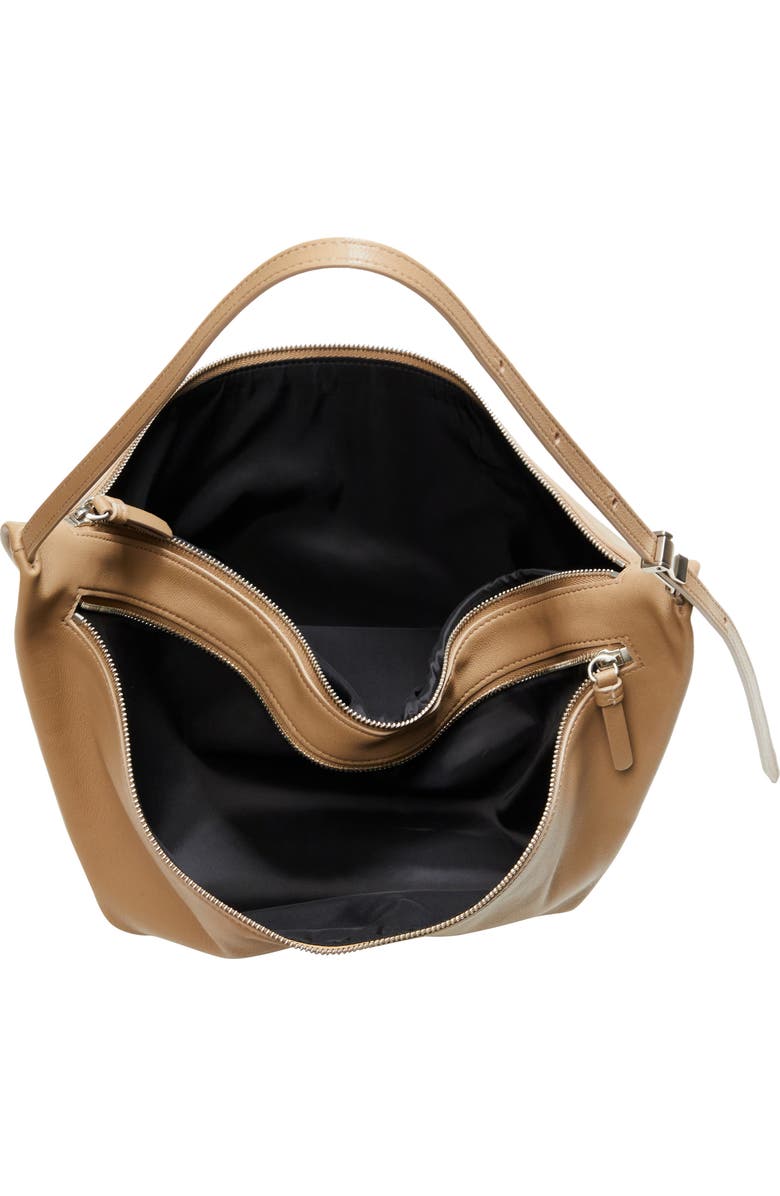 Proenza Schouler Tetra Leather Shoulder Bag, Alternate, color, Cumin