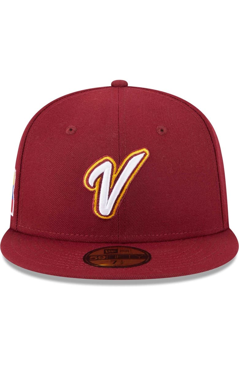 New Era Men's New Era Red Venezuela Baseball 2023 World Baseball Classic 59FIFTY Fitted Hat, Alternate, color,
