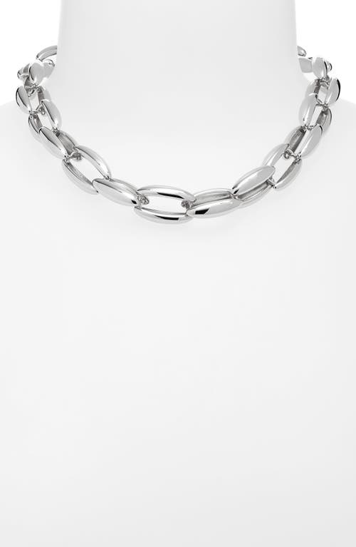 Luv Aj The Positano Chain Necklace In Silver
