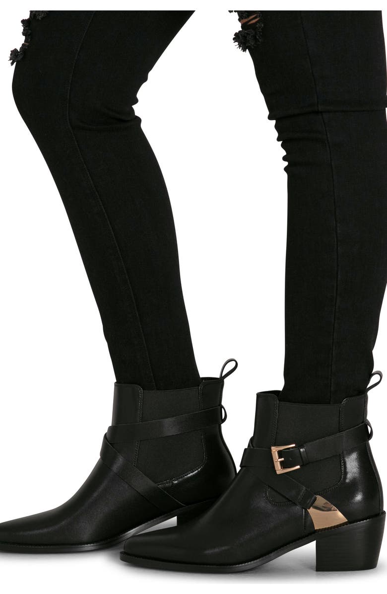 Belle & Bloom Full Moon Ankle Boot, Alternate, color, Black