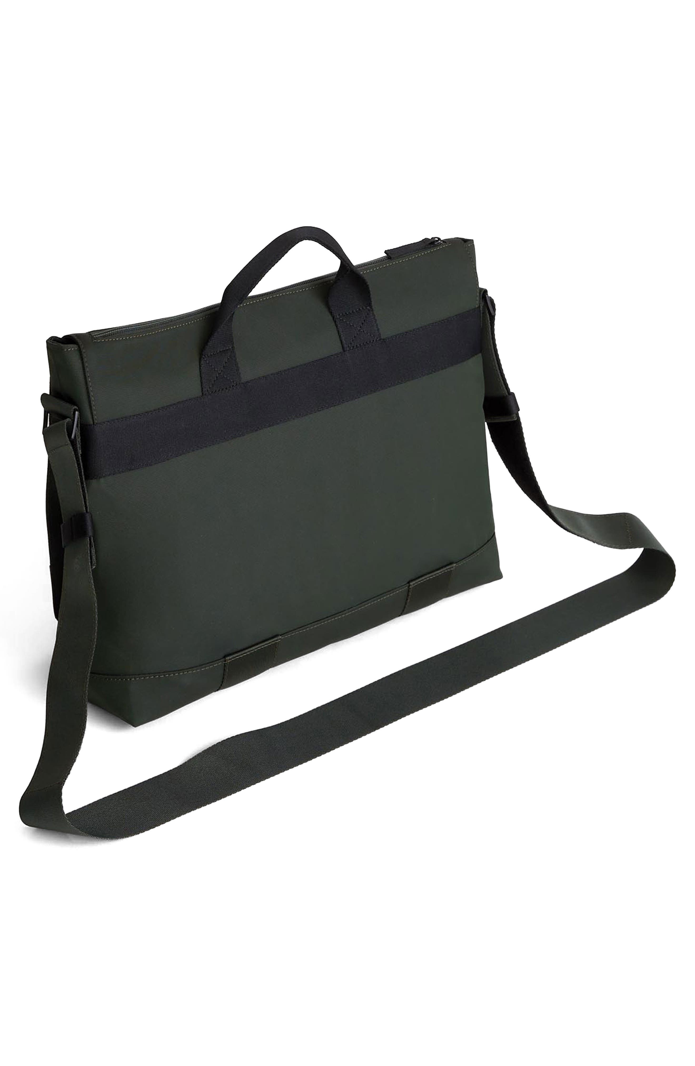 WANT Les Essentiels Kallman Messenger Bag, Alternate, color, Spruce Eco Nylon/ Black