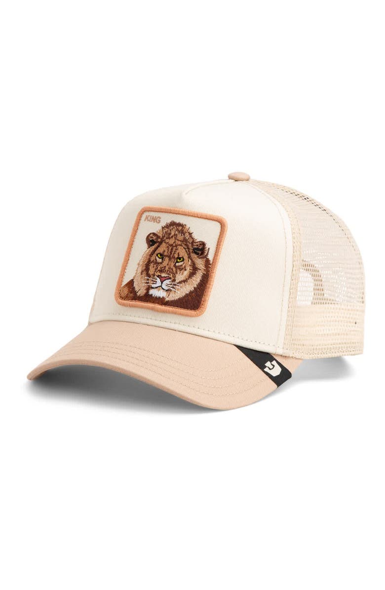 Goorin Bros. Men's Goorin Bros Khaki The King Trucker Adjustable Hat, Main, color, Khaki