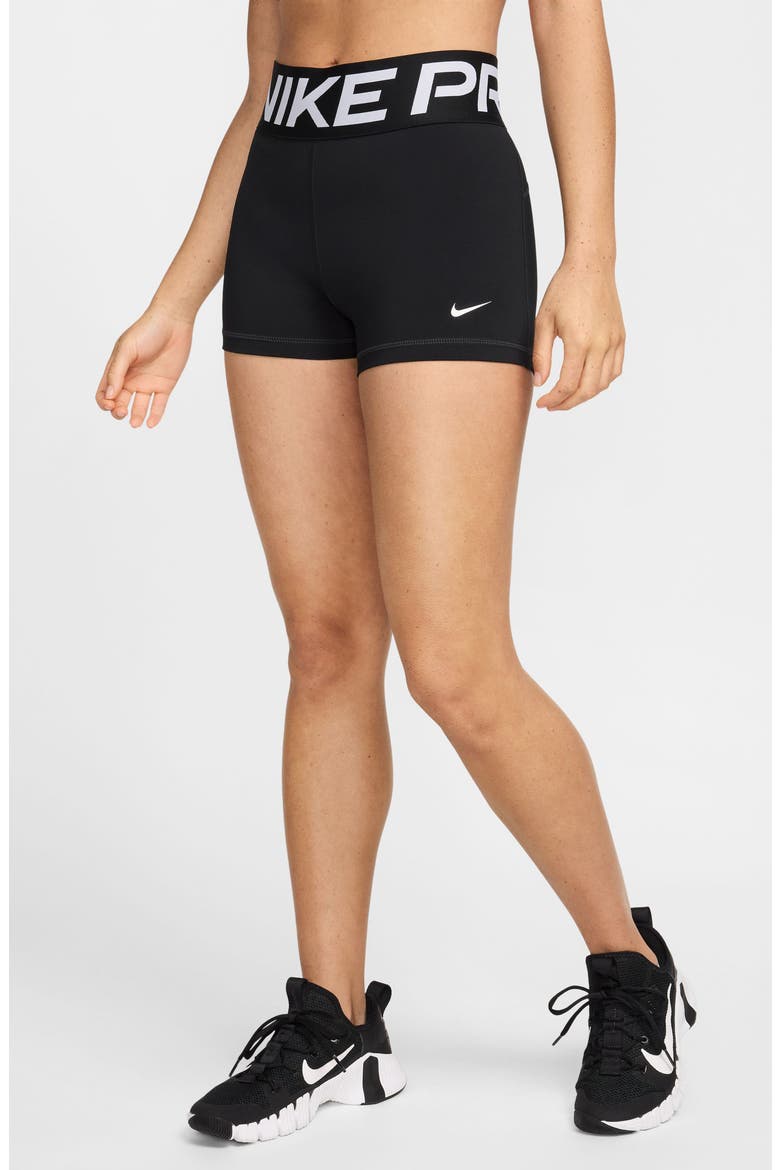 Pro Sculpt High Waist Bike Shorts, Main, color, BLACK/ WHITE