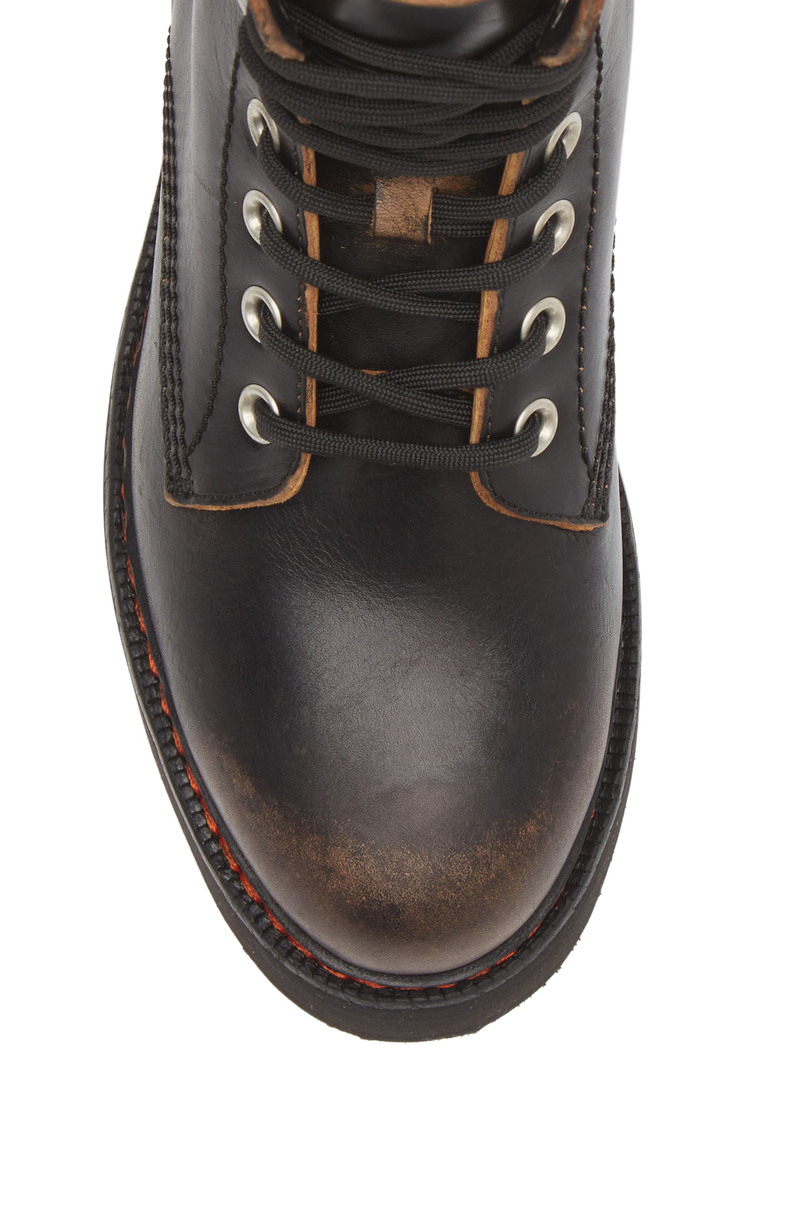 R13 Platform Combat Boot, Alternate, color, Black