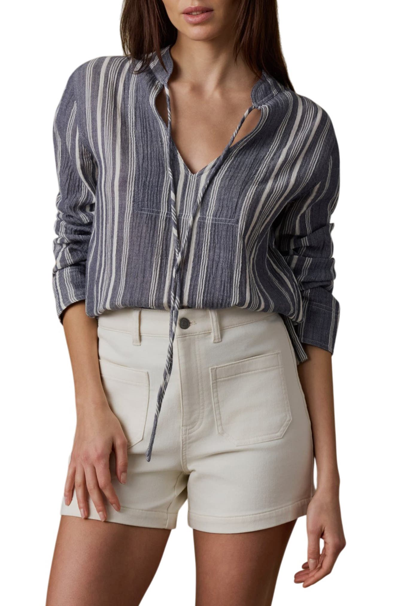 Dune Harbor Cotton Gauze Top - image 3
