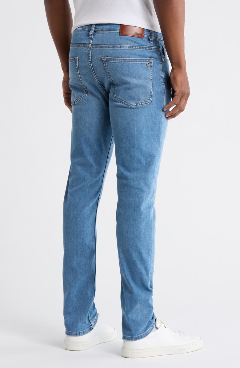 BOSS Delaware Slim Fit Stretch Jeans, Alternate, color, Bright Blue