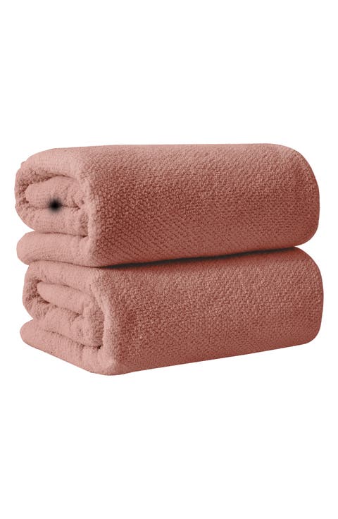 Cotton 2-Pack Oversized Bath Sheet Set
