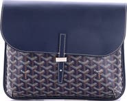 Pre-Owned Goyard Coursier Messenger Bag Coated Canvas and Leather