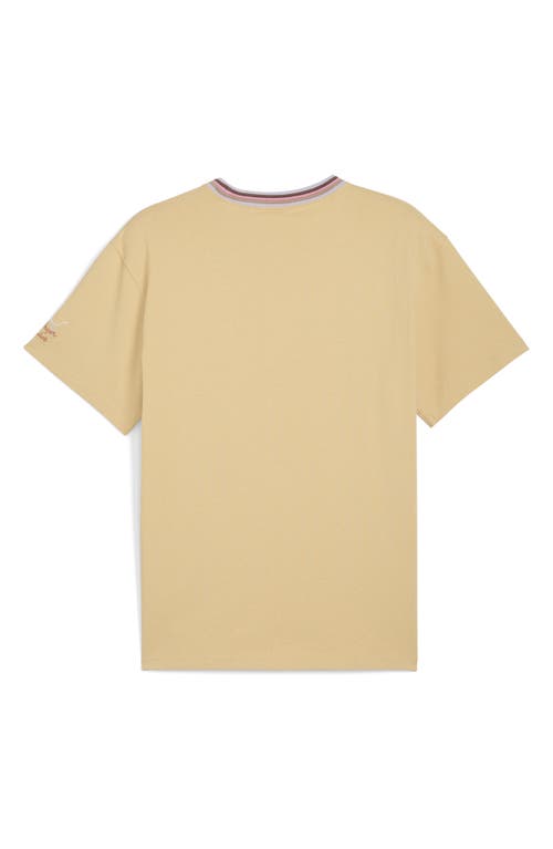 Puma X Kidsuper Logo Appliqué Cotton T-shirt In Yellow