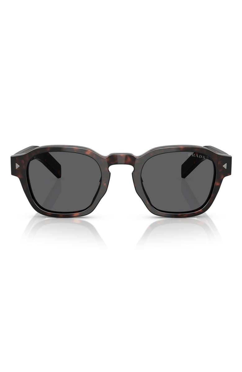 Prada 53mm Phantos Sunglasses, Main, color, Dark Grey