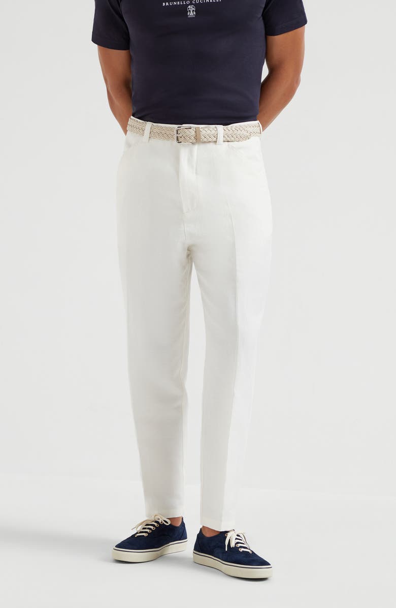 Brunello Cucinelli Leisure fit trousers, Alternate, color, 