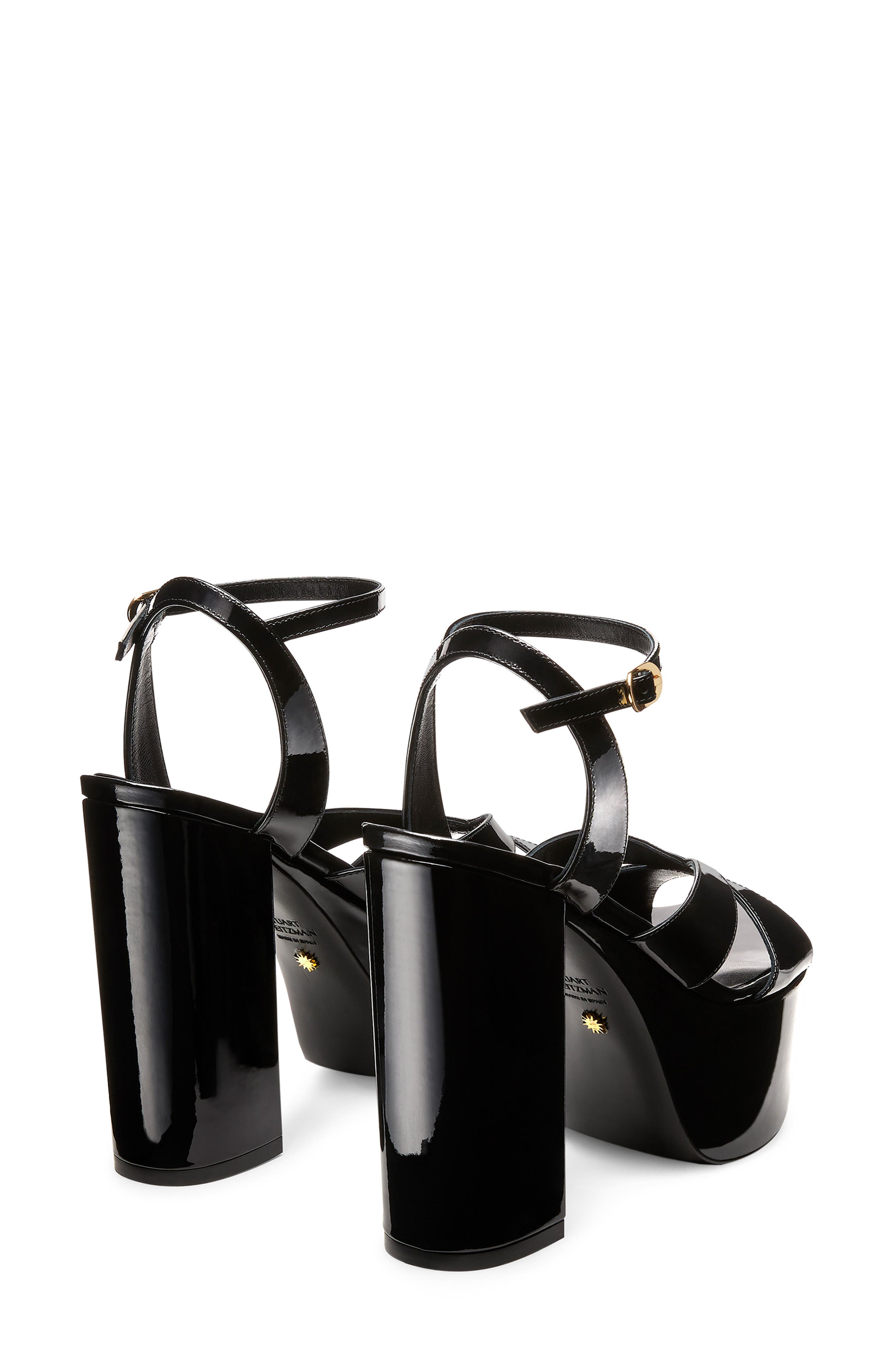 Stuart Weitzman Miami Square High 140 Platform Sandal, Alternate, color, 