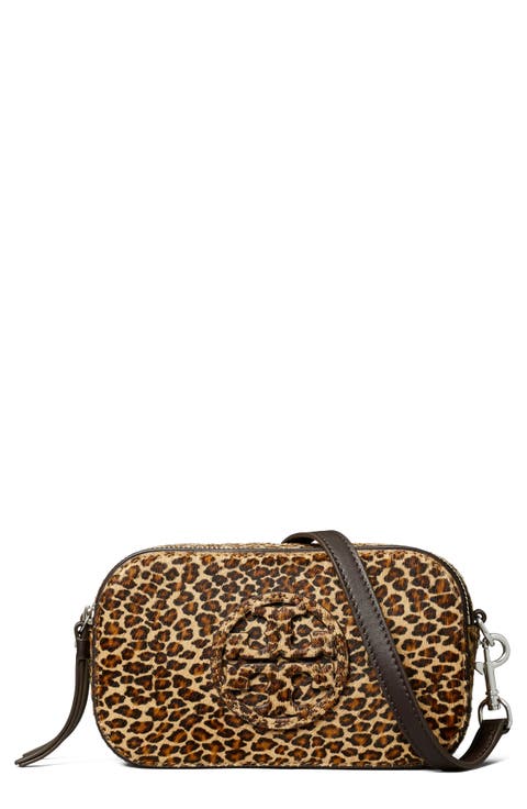 Mini Miller Leopard Print Genuine Calf Hair Crossbody Bag