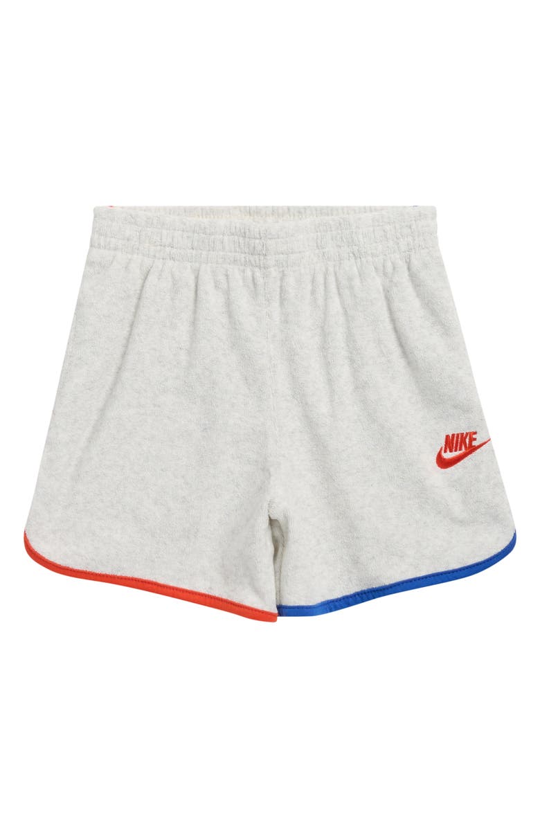 Nike Kids' Terry Activewear Shorts, Main, color, Birch Heather