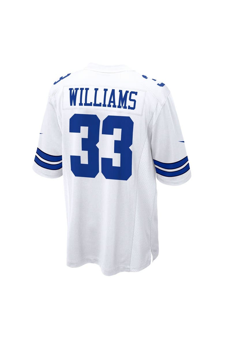 Men's Nike Javonte Williams White Dallas Cowboys Game Jersey, Alternate, color, White