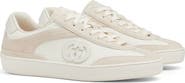 Gucci G75 GG Suede & Knit Low Top Sneaker