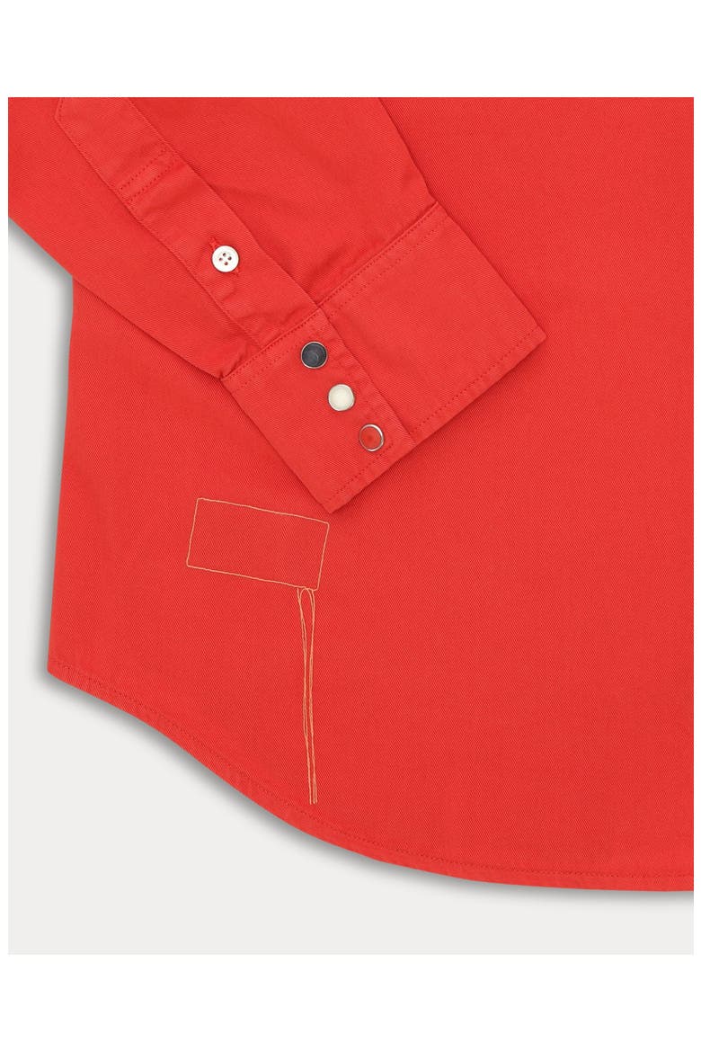 Smith Texan Cotton Shirt, Alternate, color, Red
