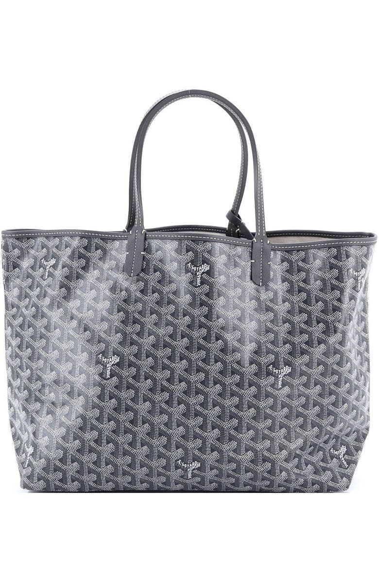 Pre-Owned Goyard Saint Louis Tote Coated Canvas PM, Alternate, color, Gray