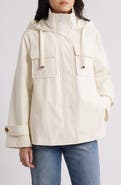 BCBG Max Azria Water Resistant Hooded Jacket