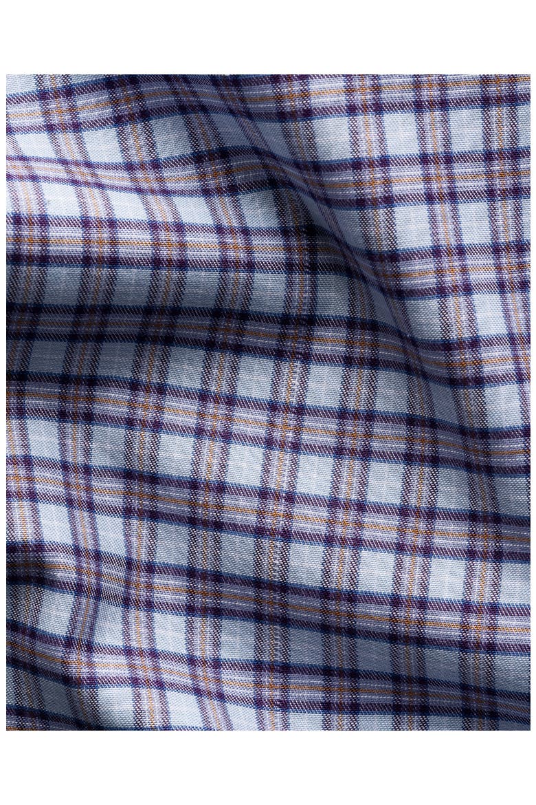 Contemporary Fit Check Shirt, Alternate, color, MEDIUM PURPLE