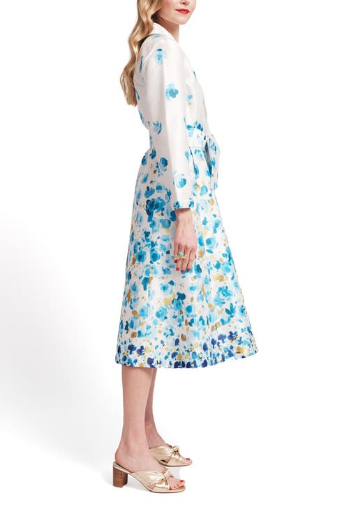 FRANCES VALENTINE FRANCES VALENTINE LUCILLE WRAP DRESS POCKET FULL OF POSIES 