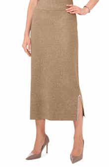 Vince Camuto Whipstitched Sweater Skirt