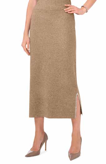 Vince Camuto Whipstitched Sweater Skirt