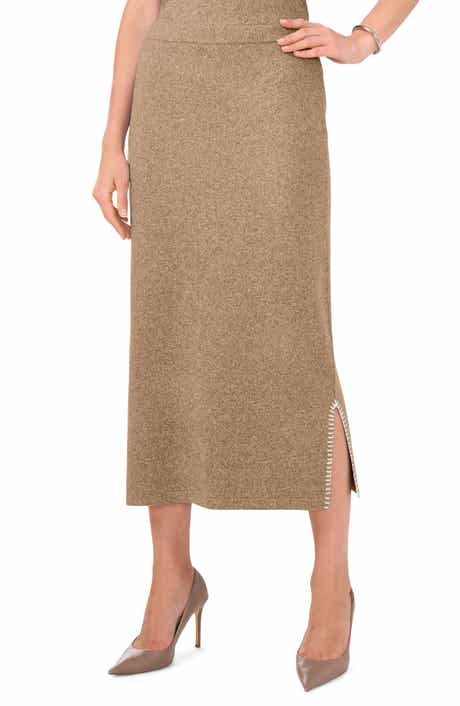 Vince Camuto Whipstitched Sweater Skirt