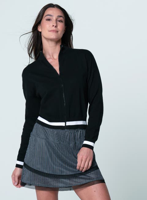 Rally Mock Neck Cardigan