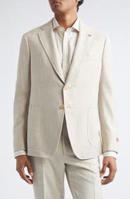 ISAIA Flamed Cotton & Silk Sport Coat