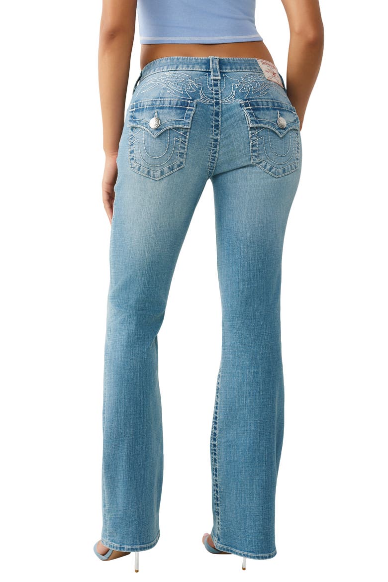 Becca Low Rise Bootcut Jeans, Alternate, color, MEDIUM WASH